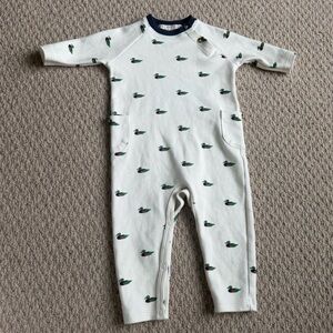 The Beaufort Bonnet Mallard Ducks Baby Romper Size 3-6 Months